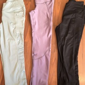 Reebok and UA work out leggings